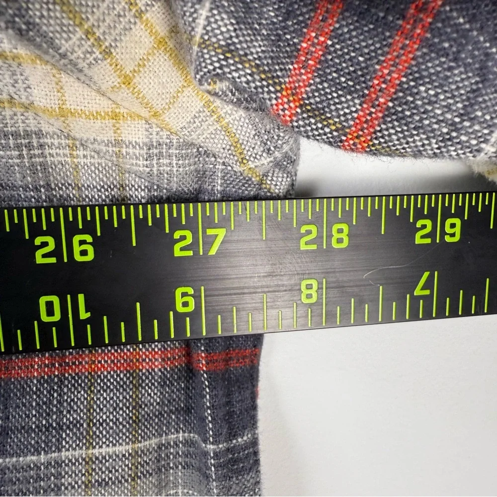 Pendleton‎ Pearl Snap Flannel Shirt Men’s XXL Red Grey Plaid Western Button Up